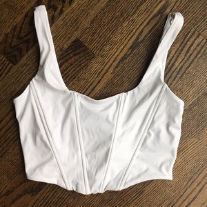 Forever 21 Corset Crop Top